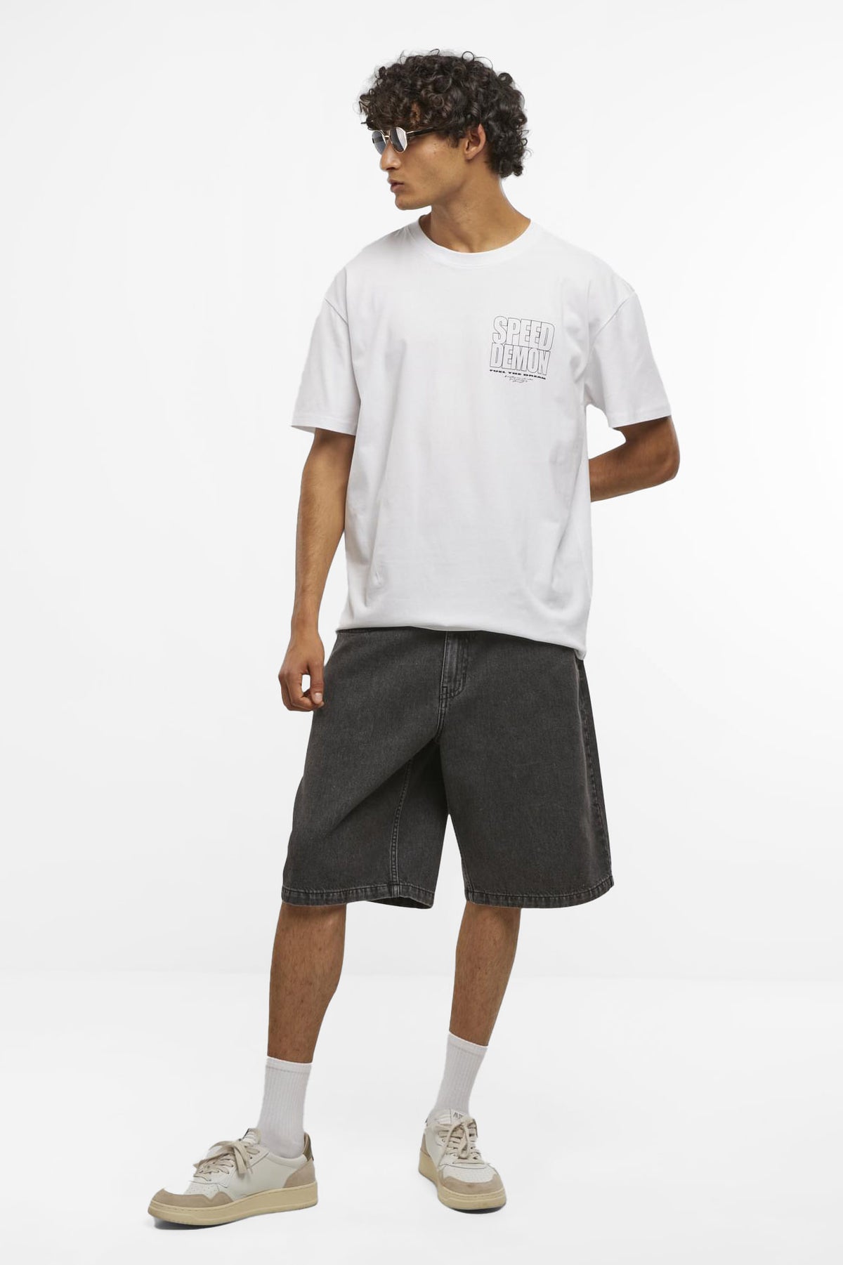Speed Demon Oversize T-Shirt - White