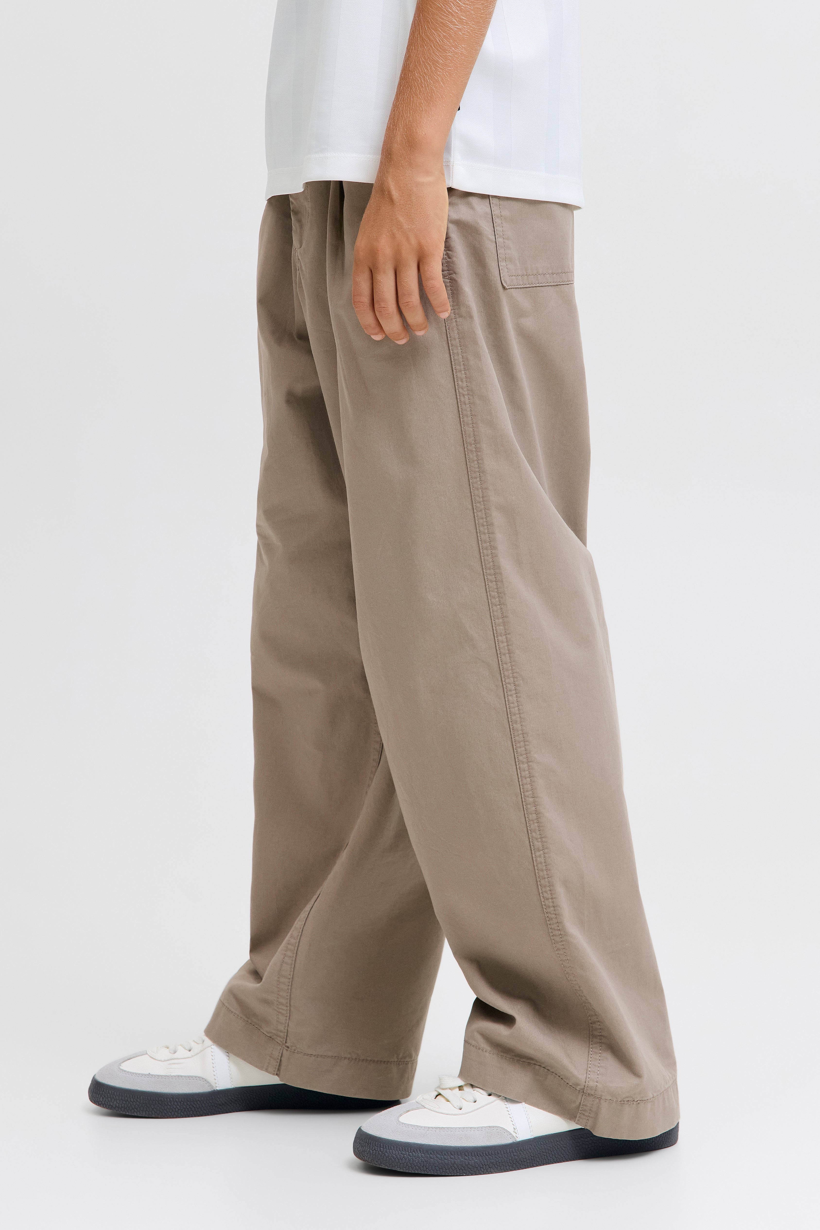 JPSTOWEN Stoffhose - Brindle