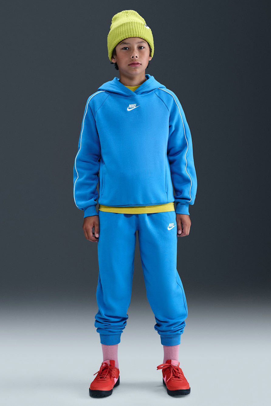 Kapuzensweatshirt - Light Photo Blue