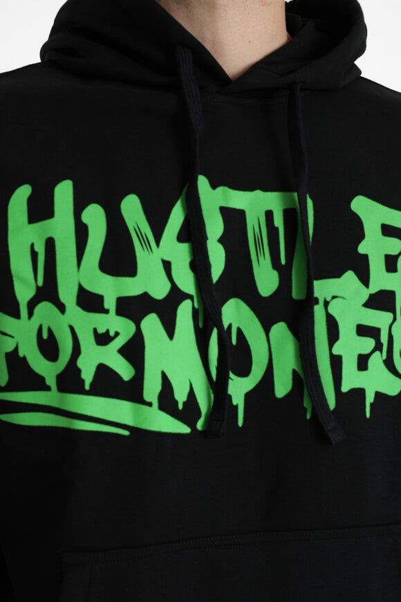 Kapuzensweatshirt - Schwarz