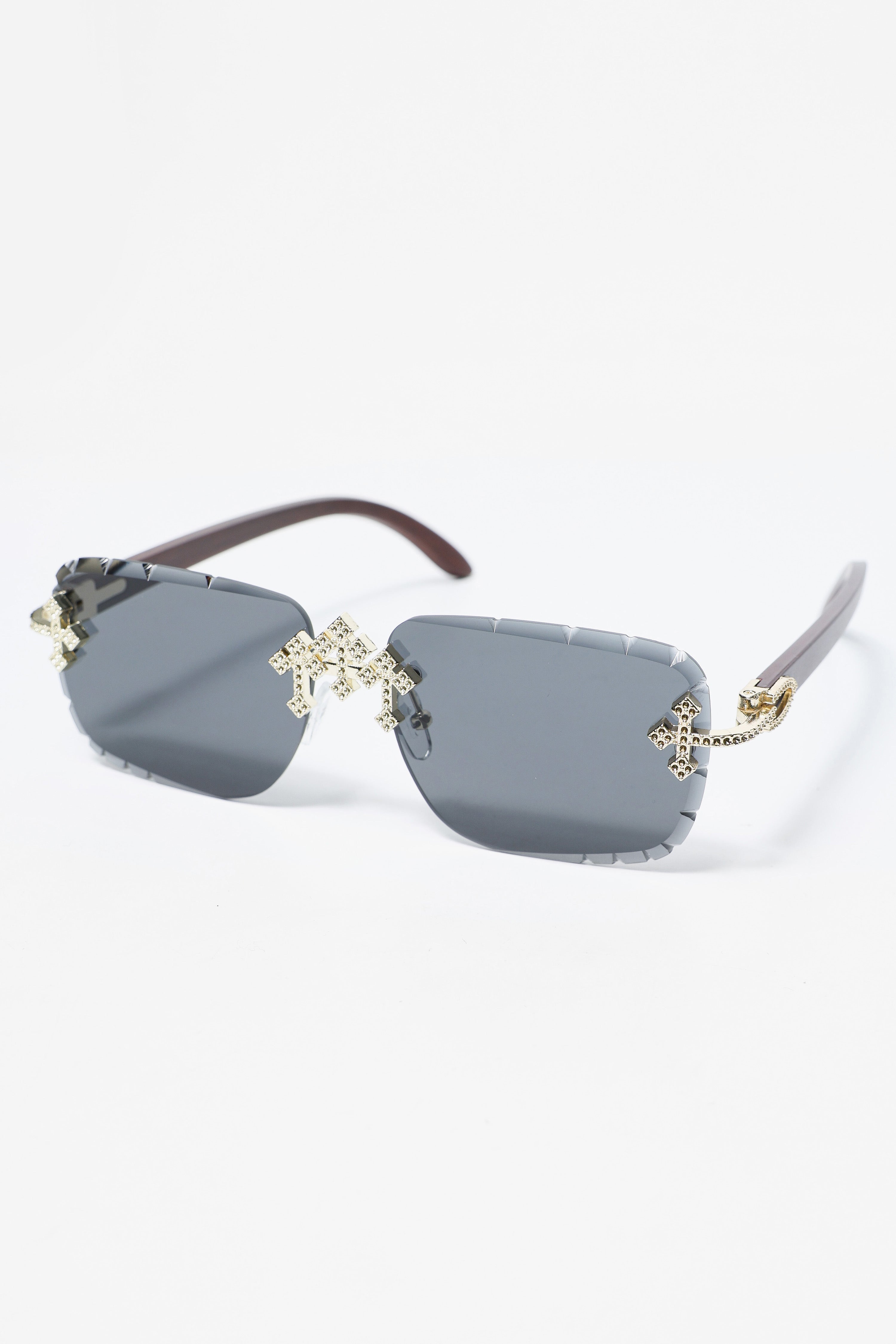 Brille - Black + Gold + Brown