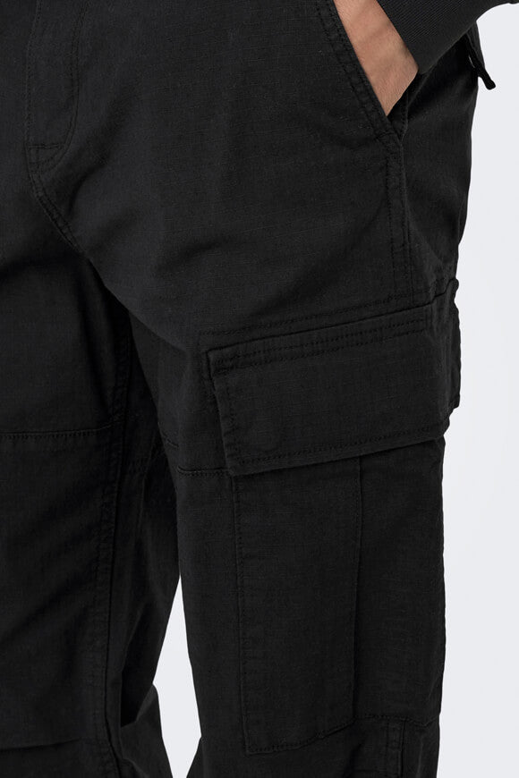Ray Loose Fit Cargo Pants L32 - Black