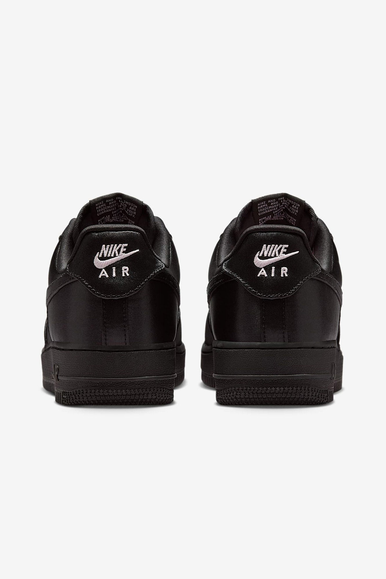 Air Force 1 '07 LV8 Satin Sneaker - Black + Pink Ice
