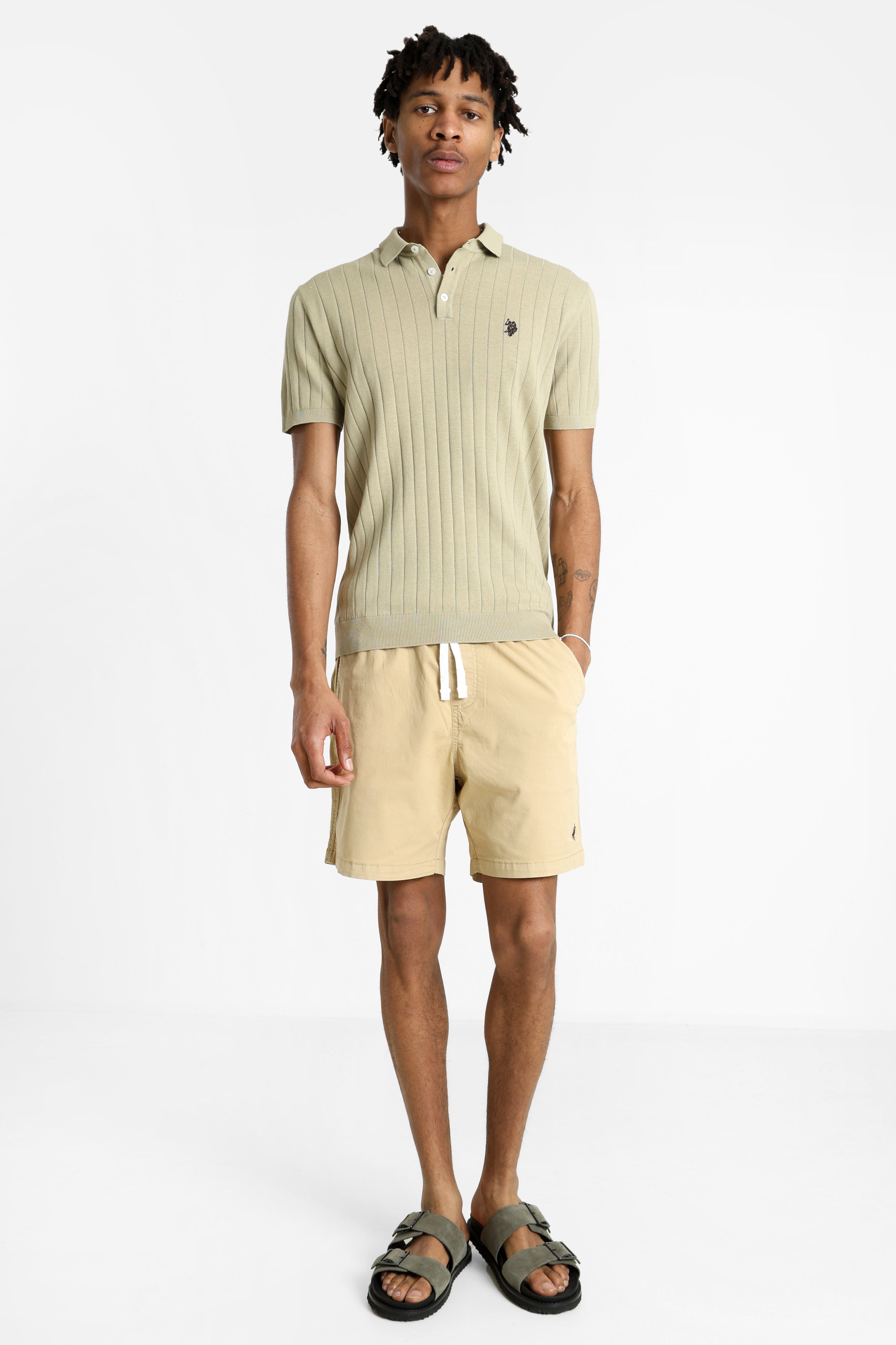 Gery Strick Poloshirt - Beige