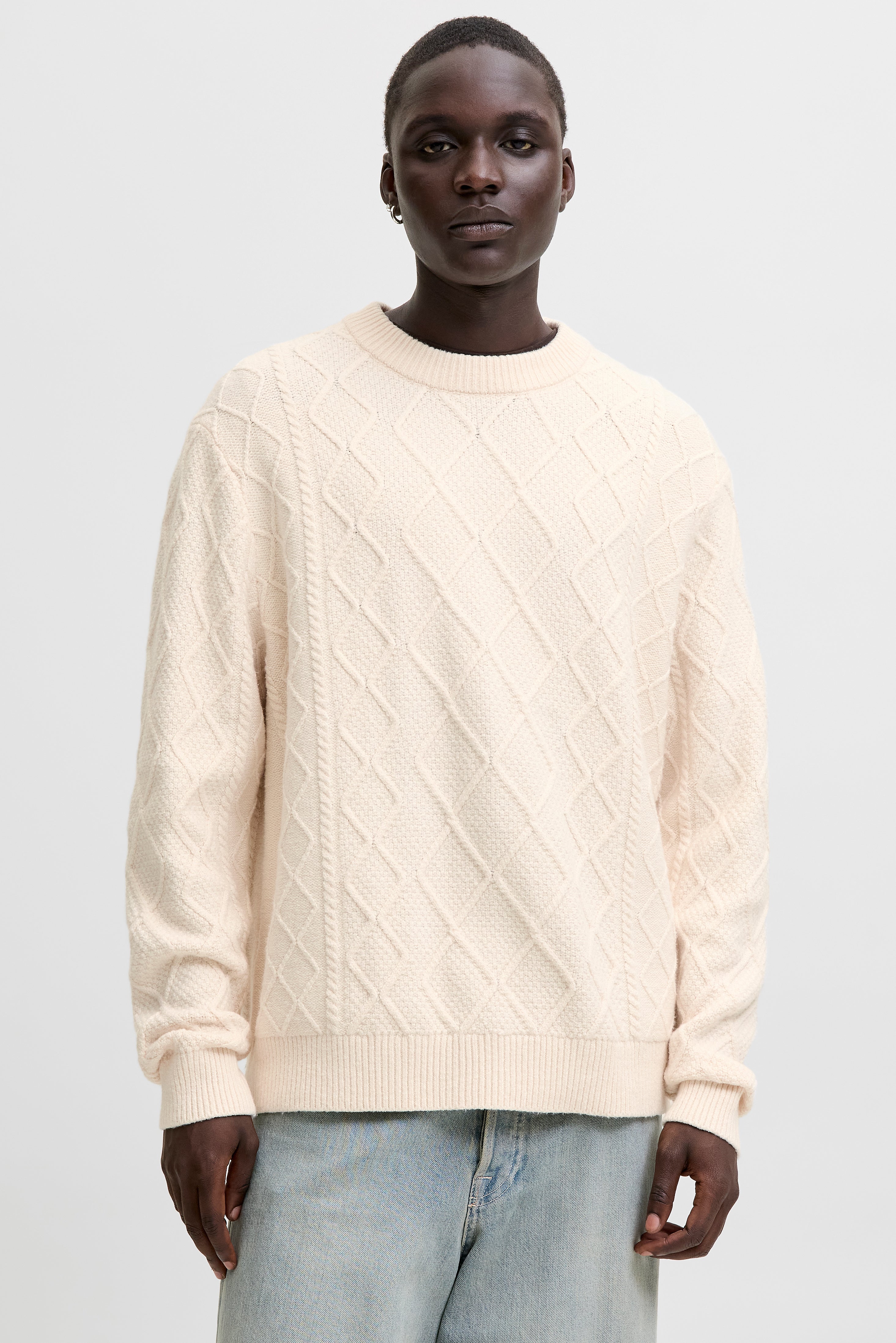 JORCAMBRIDGE Strickpullover - Sea Salt