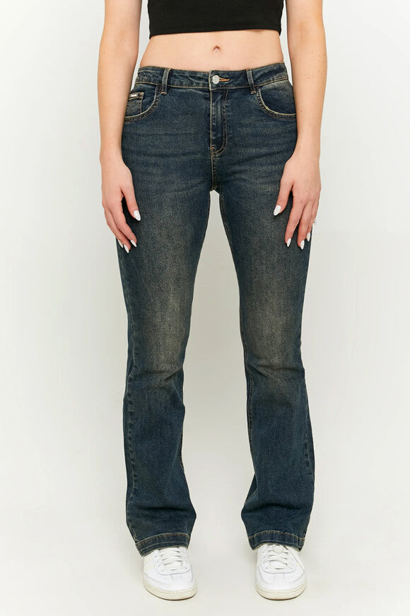 Bootcut Jeans - Dark Blue Washed