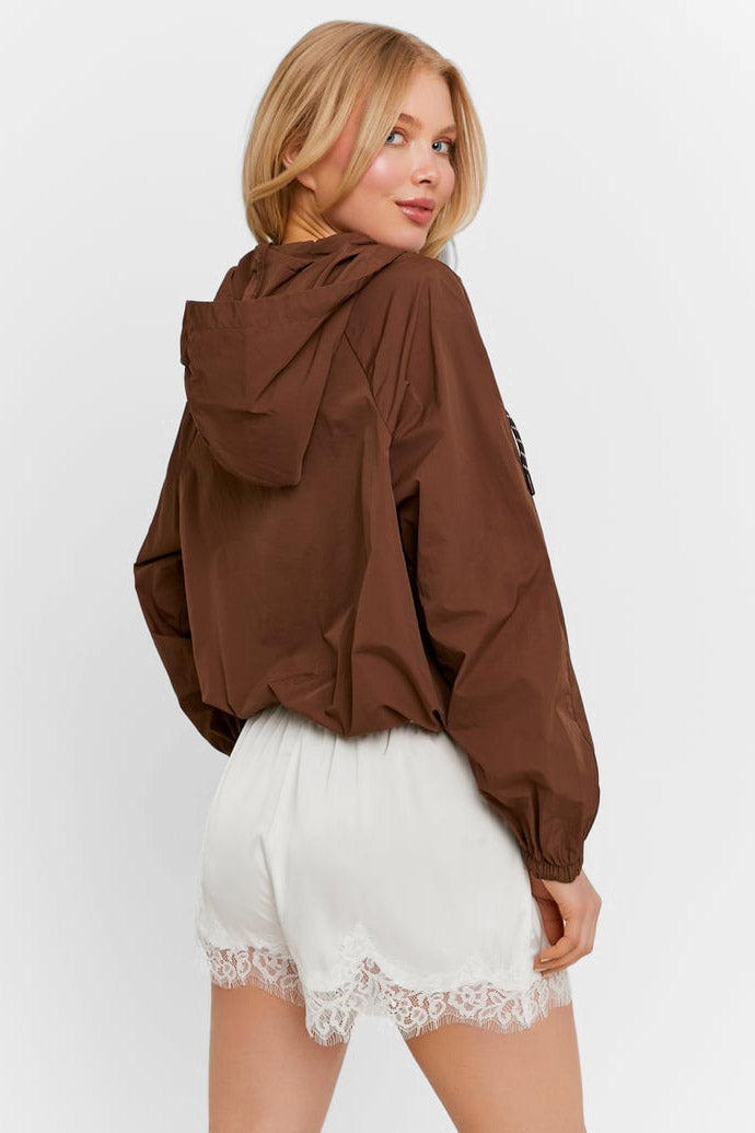 Short satin shorts - White