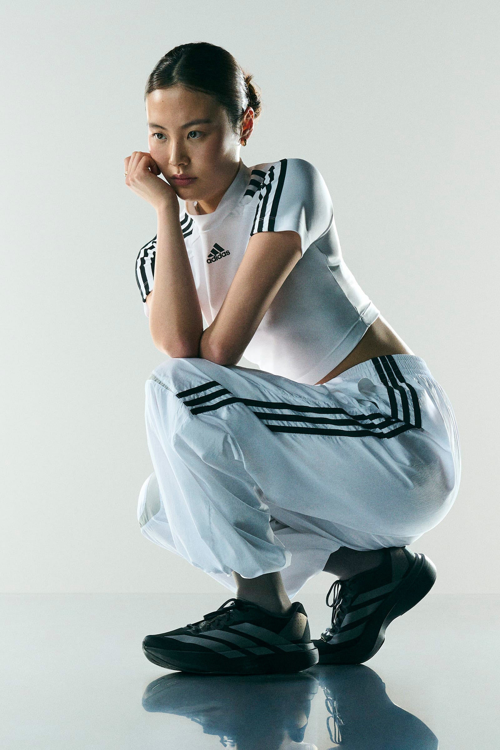 Adizero Evo SL chaussures de course - Core Black + Iron Metallic