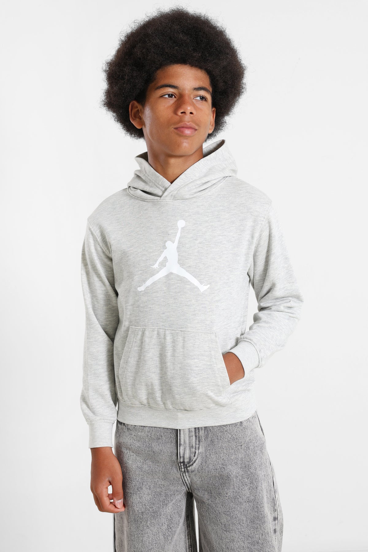 Kapuzensweatshirt - Grey Heather