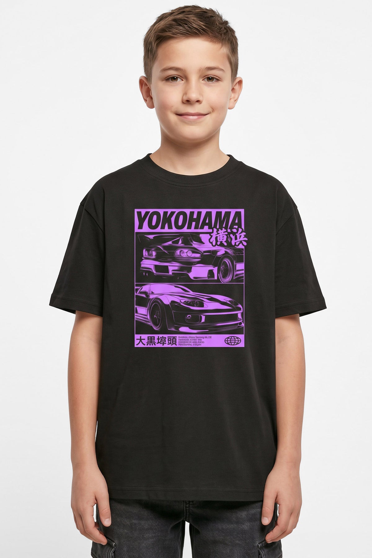 Yokohama Race T-Shirt - Black