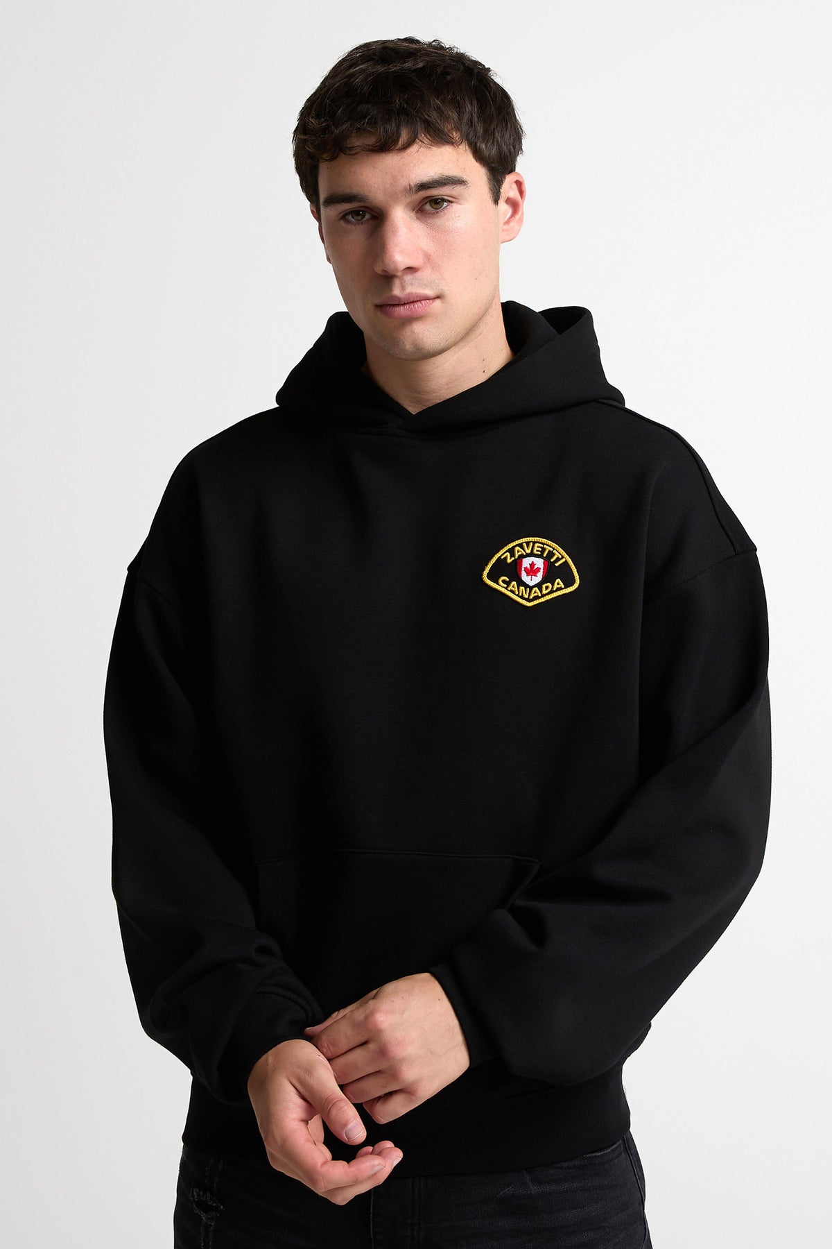 Verglas Compatto Kapuzensweatshirt - Black
