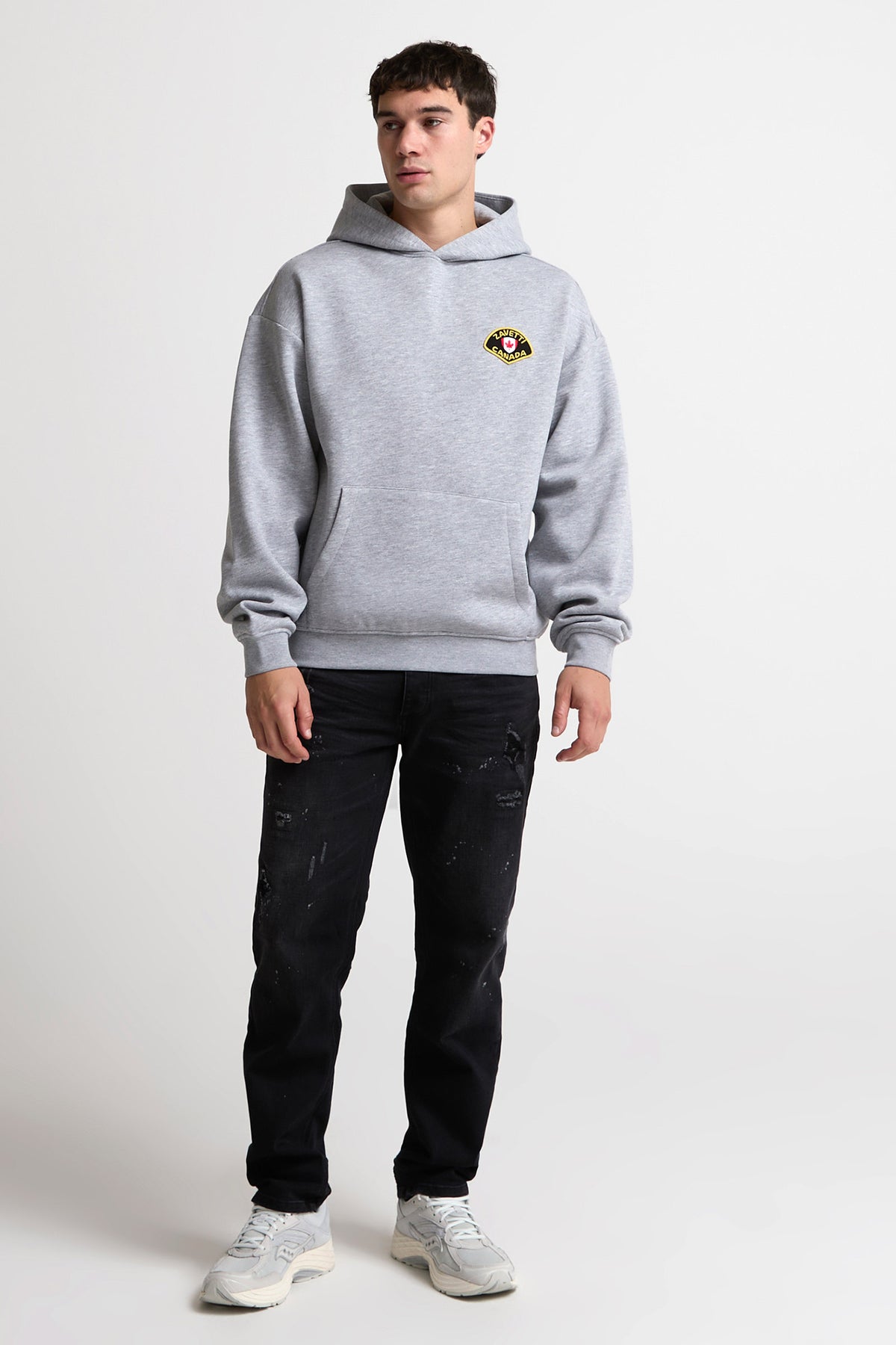 Verglas Compatto sweatshirt à capuchon - Grey Marl