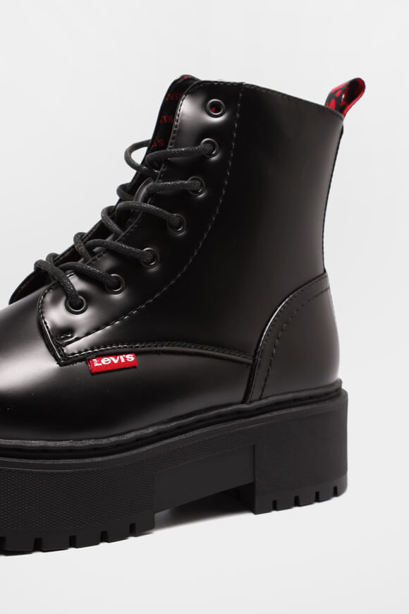 Stivaletto invernale con plateau Cherry - Nero