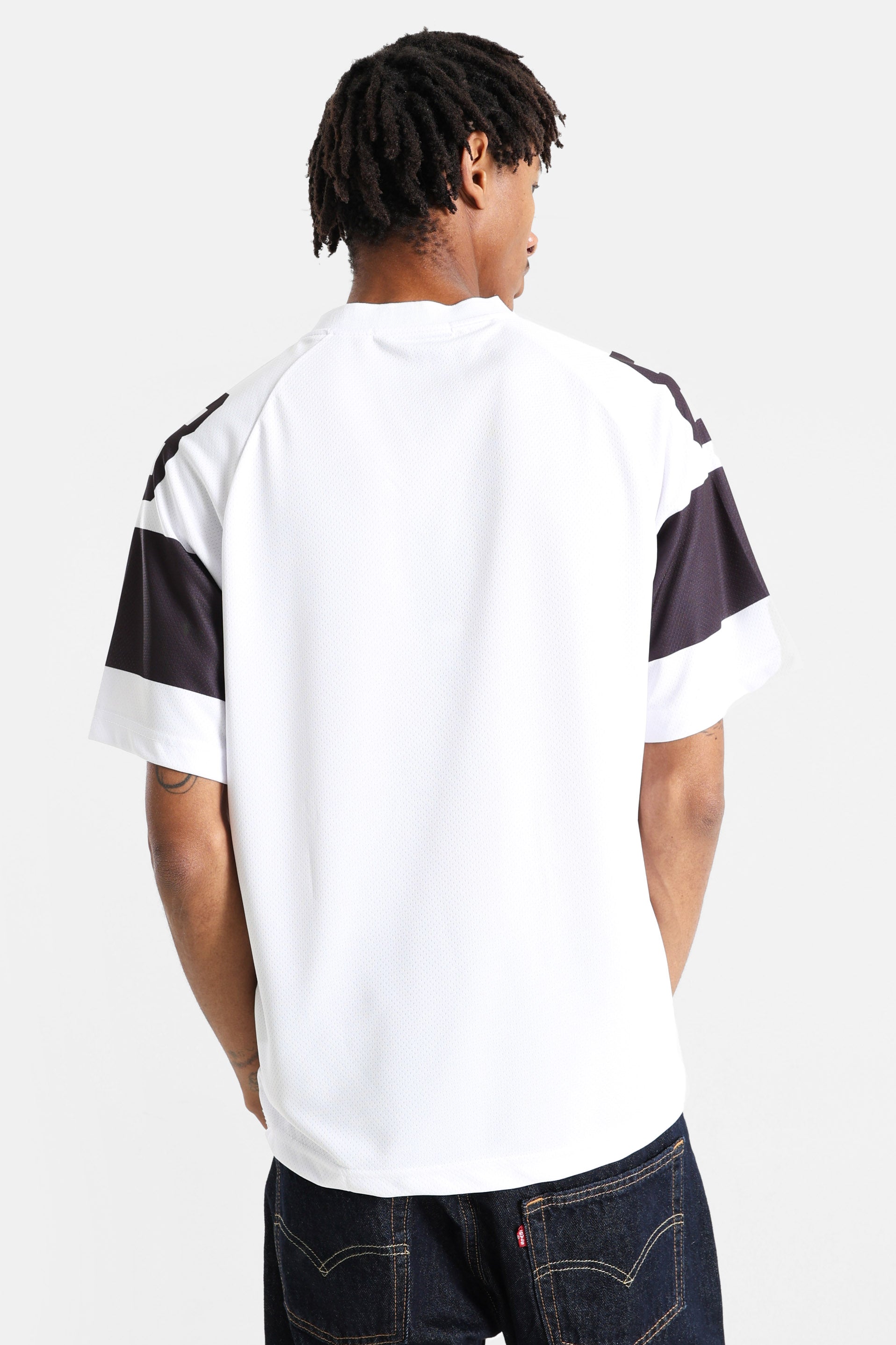 Mesh T-Shirt - White +  Black