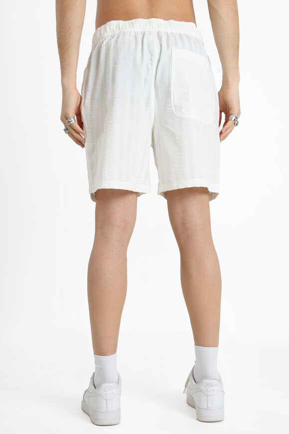 Short en tissu structuré - Ecru