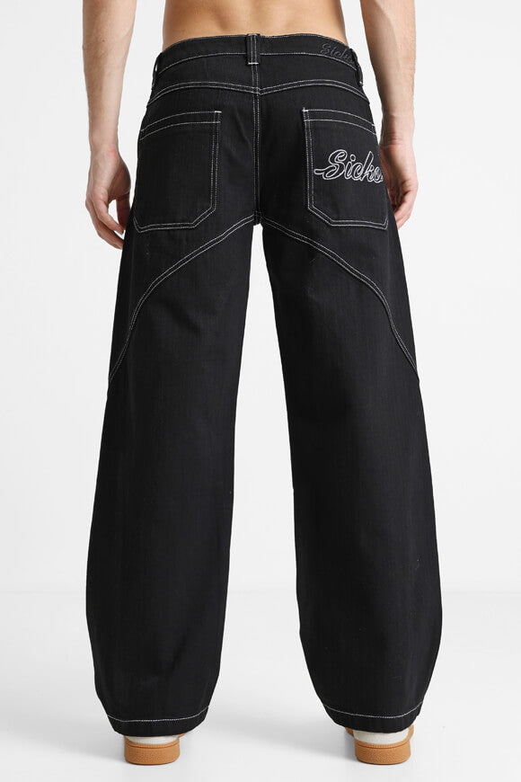 Baggy Jeans - Schwarz