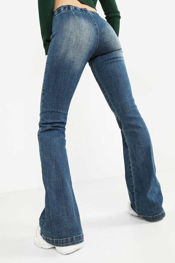 Flare Jeans - Dunkelblau