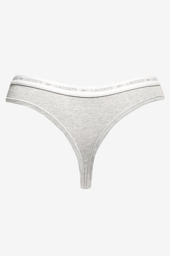 Three-pack strings - Black + White + Silver Heather