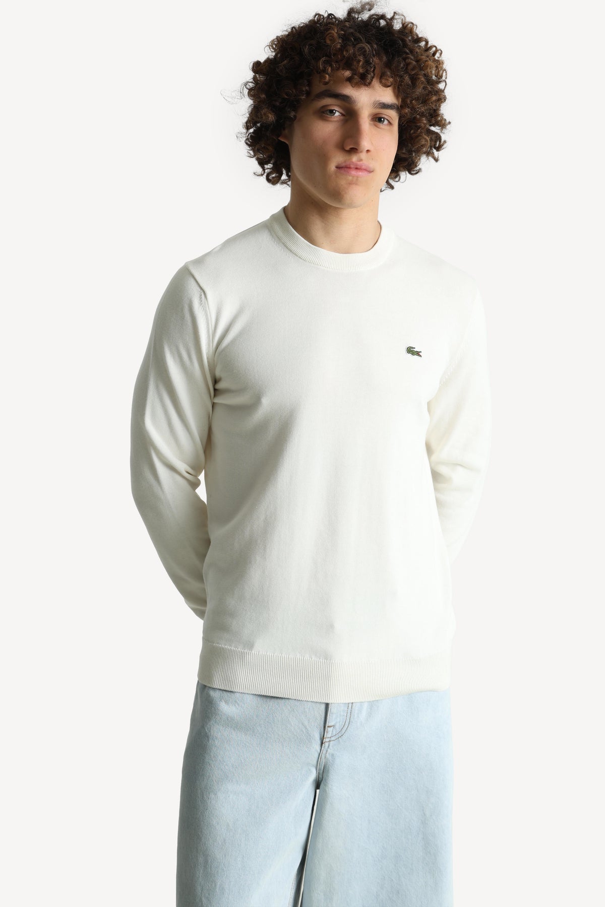 Fine knit sweater - Flour