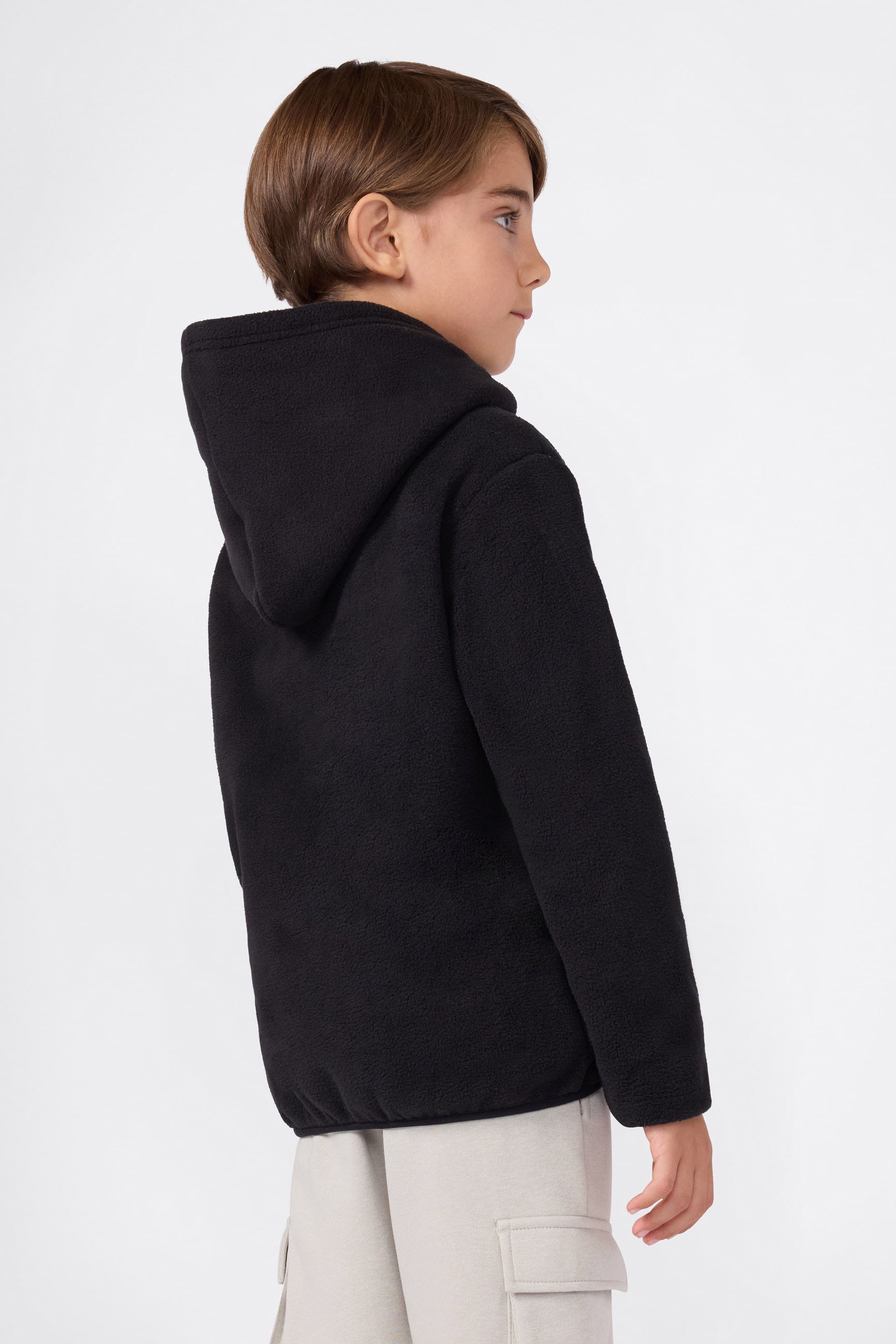 Fleece hoodie sweatshirt - Black