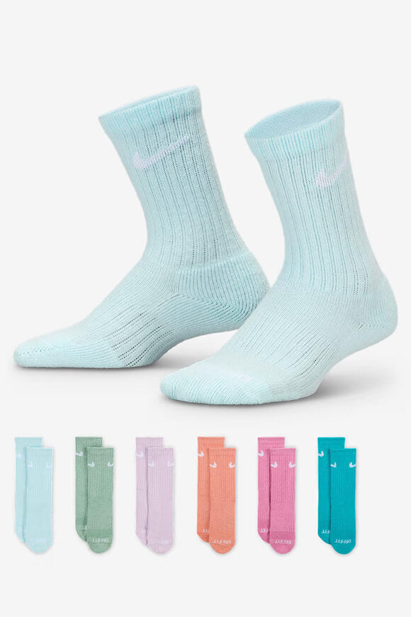Performance Basics Sechserpack Kids Socken - Glacier Blue