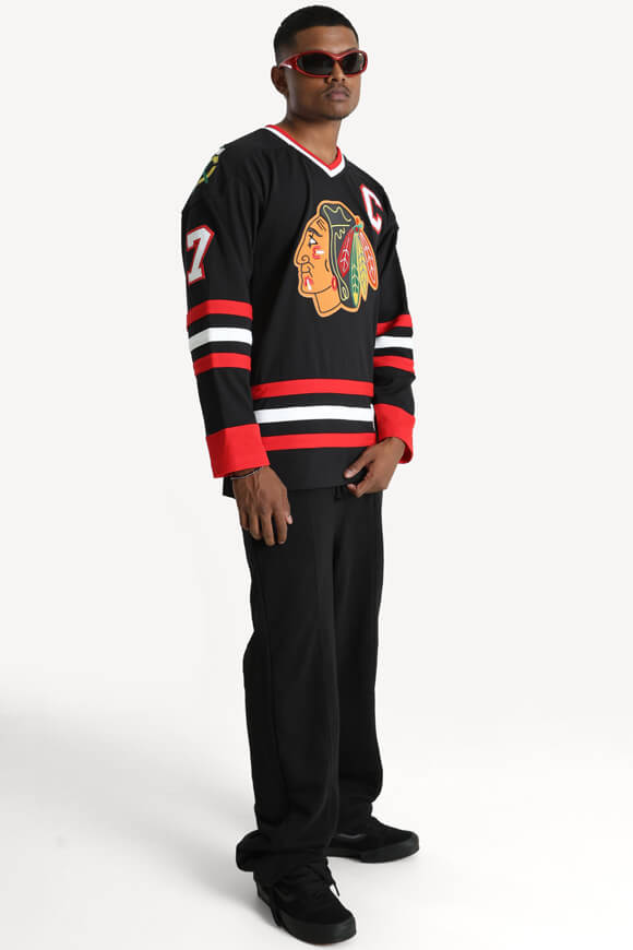 T-shirt structuré à manches longues - Black