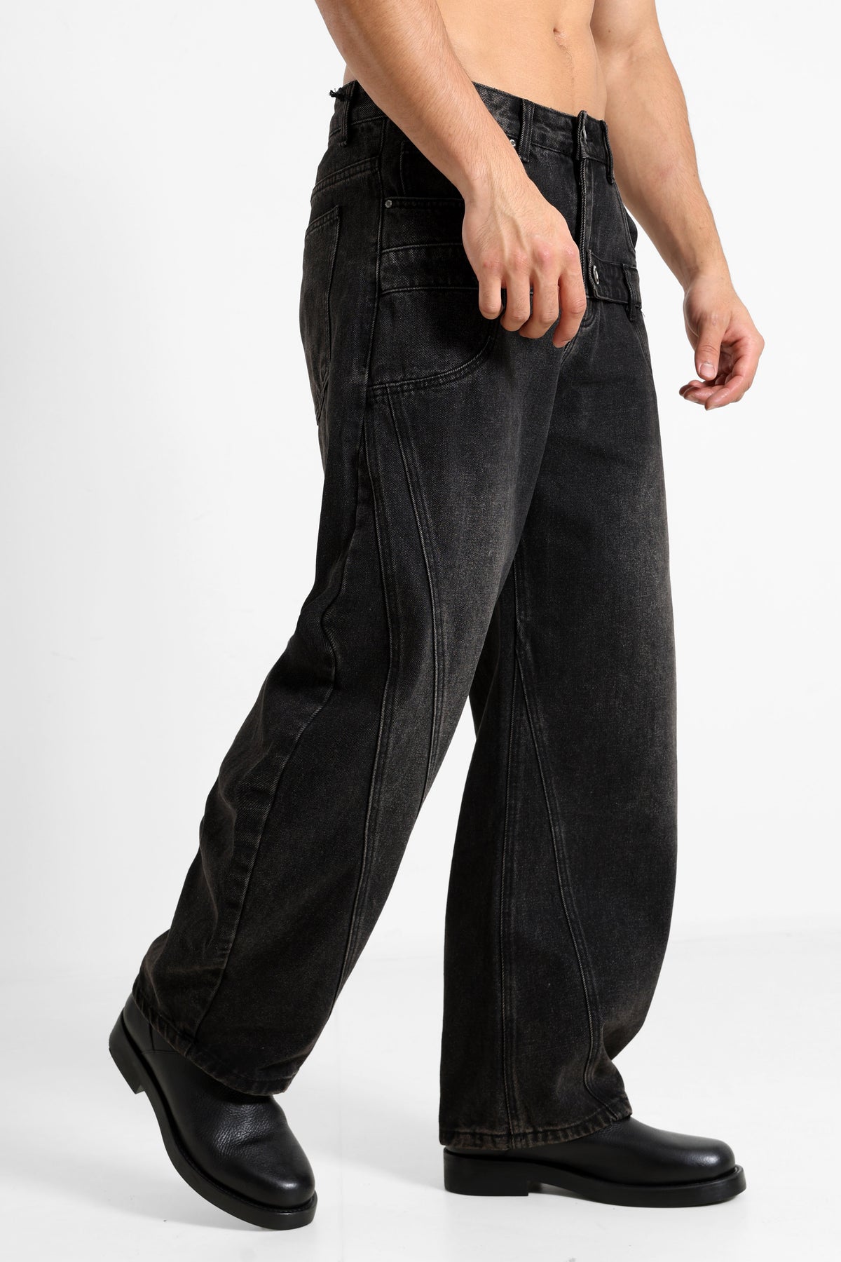 Extra Baggy Fit Jeans - Black Used
