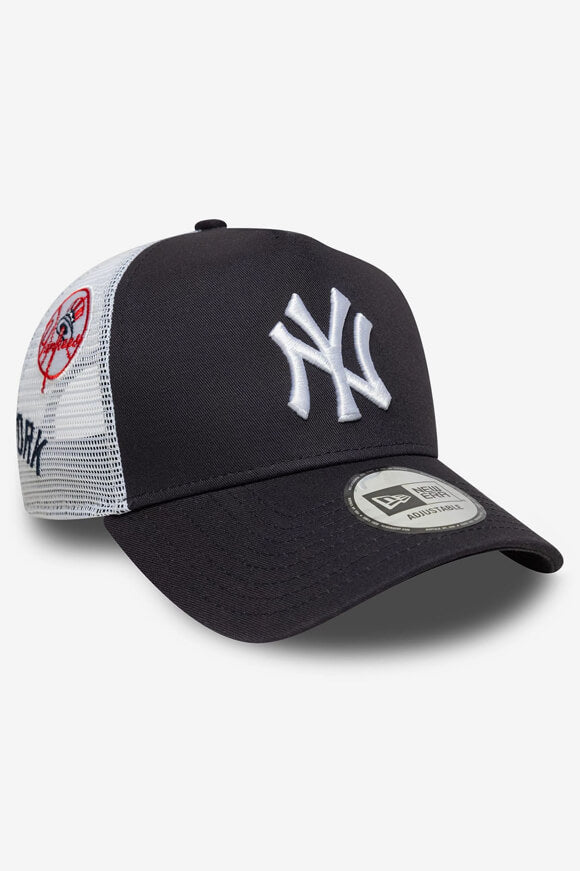 Trucker Cap / Snapback - Dark Navy + White