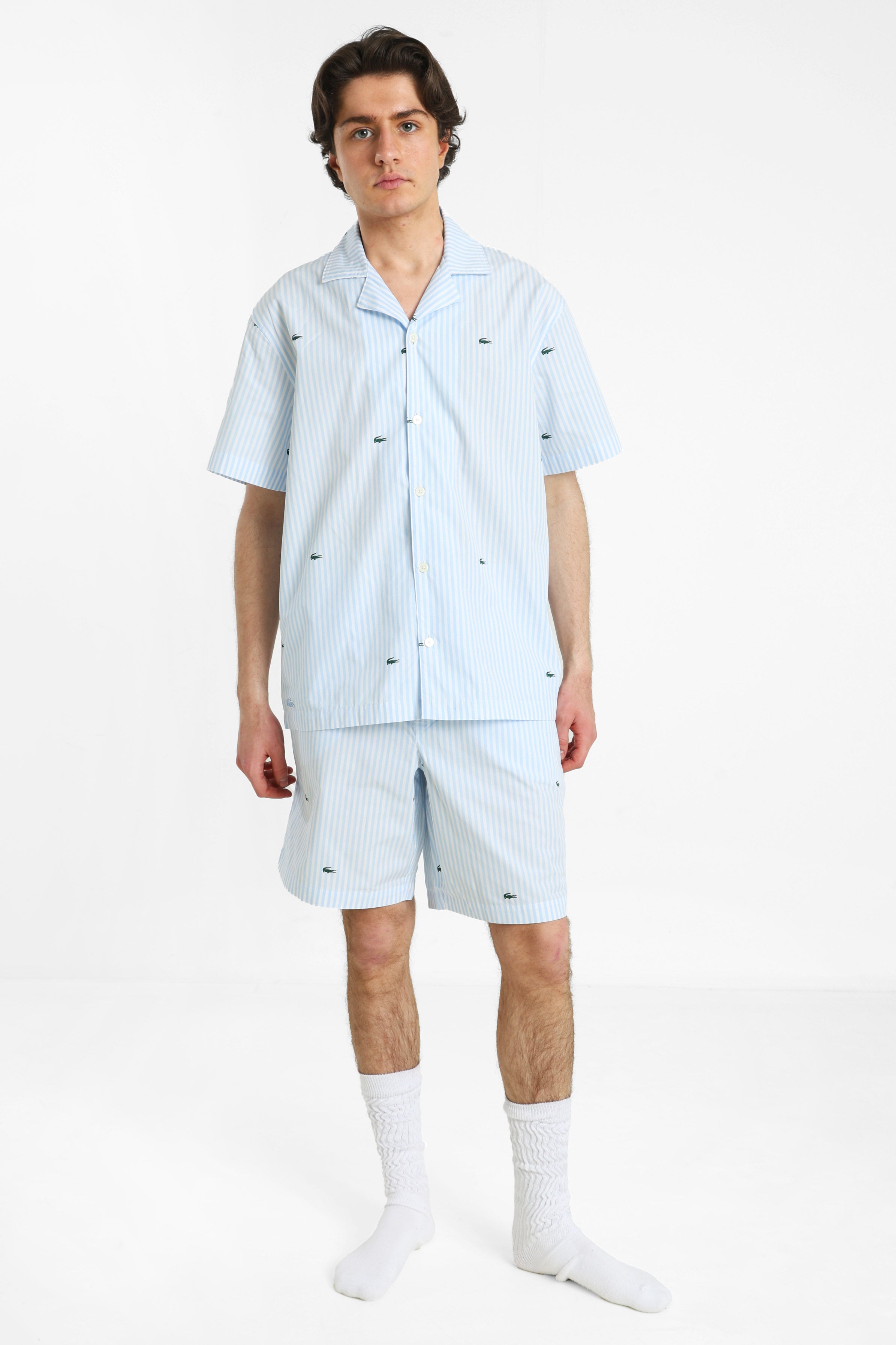 Pyjama-Oberteil - Overview + White