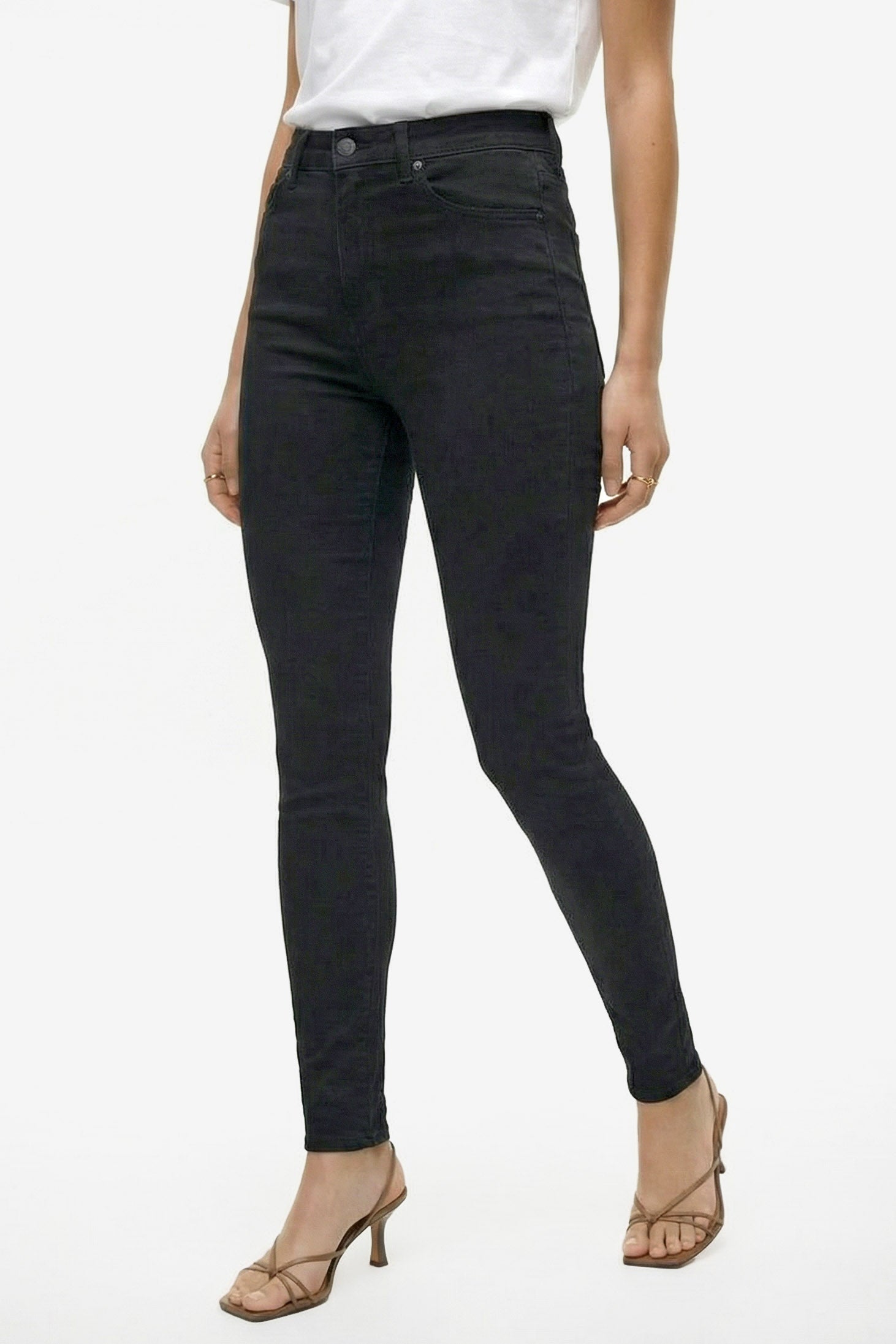 TSJONI Skinny Fit jeans L30 - Black Denim