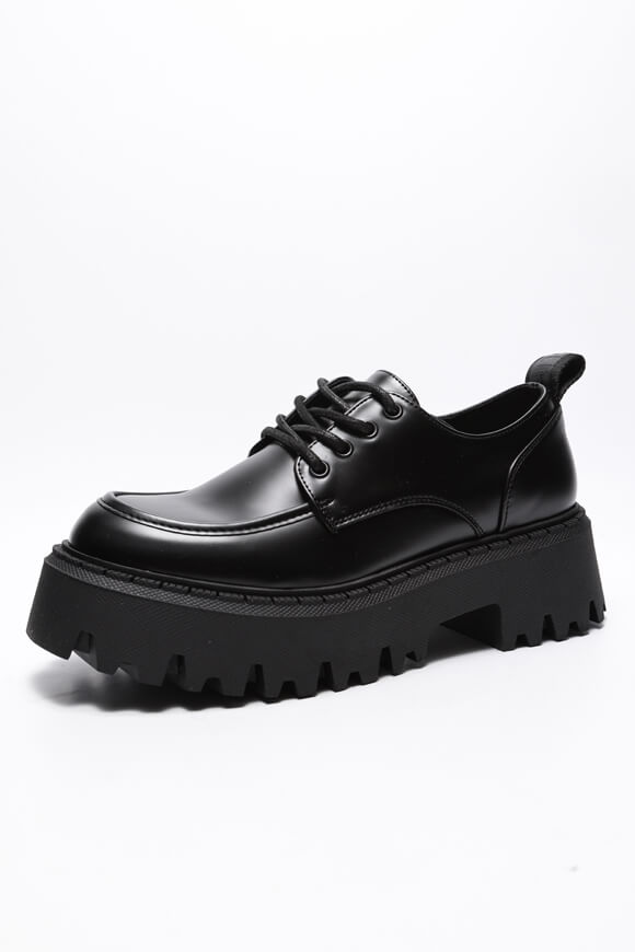 Aspen chaussures plateau à lacets - Black