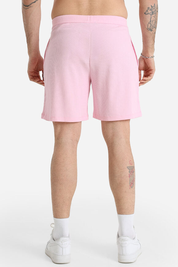 Strukturierte Stoffshorts - Pink