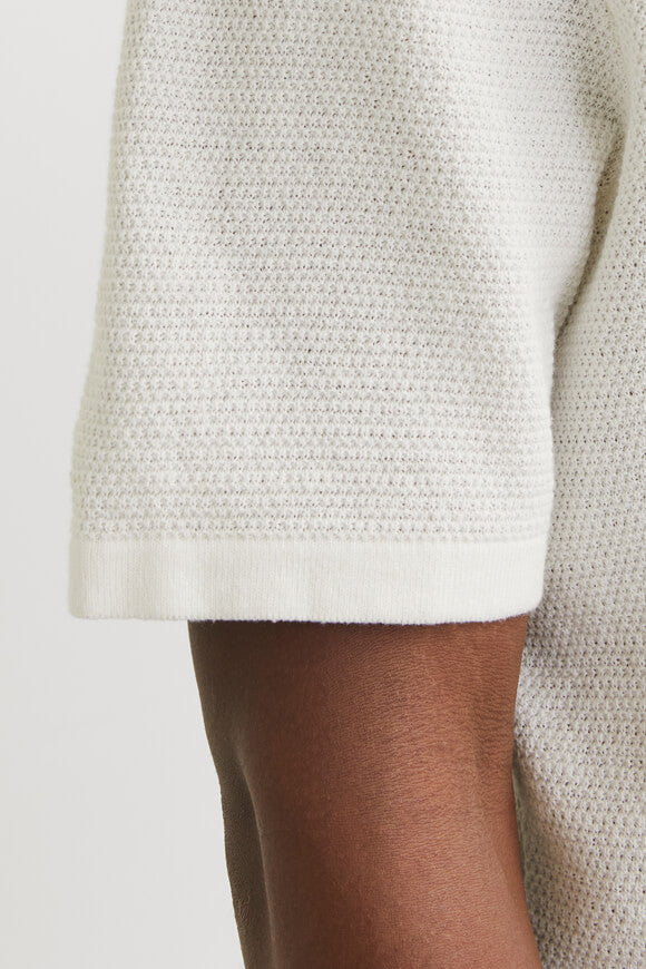 JJEGEORGE polo en tricot - Cloud Dancer