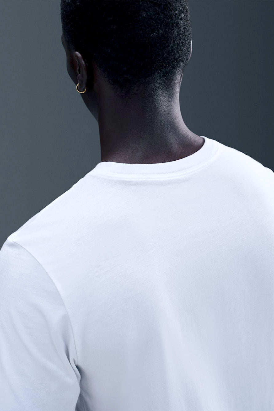 Sportswear Club T-Shirt - White + Metallic Gold