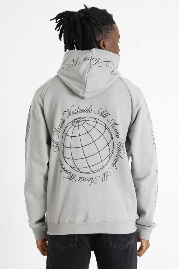 Kapuzensweatjacke - Grau