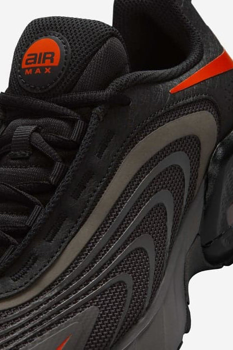 Air Max Fire sneakers - Medium Ash + Team Orange + Black