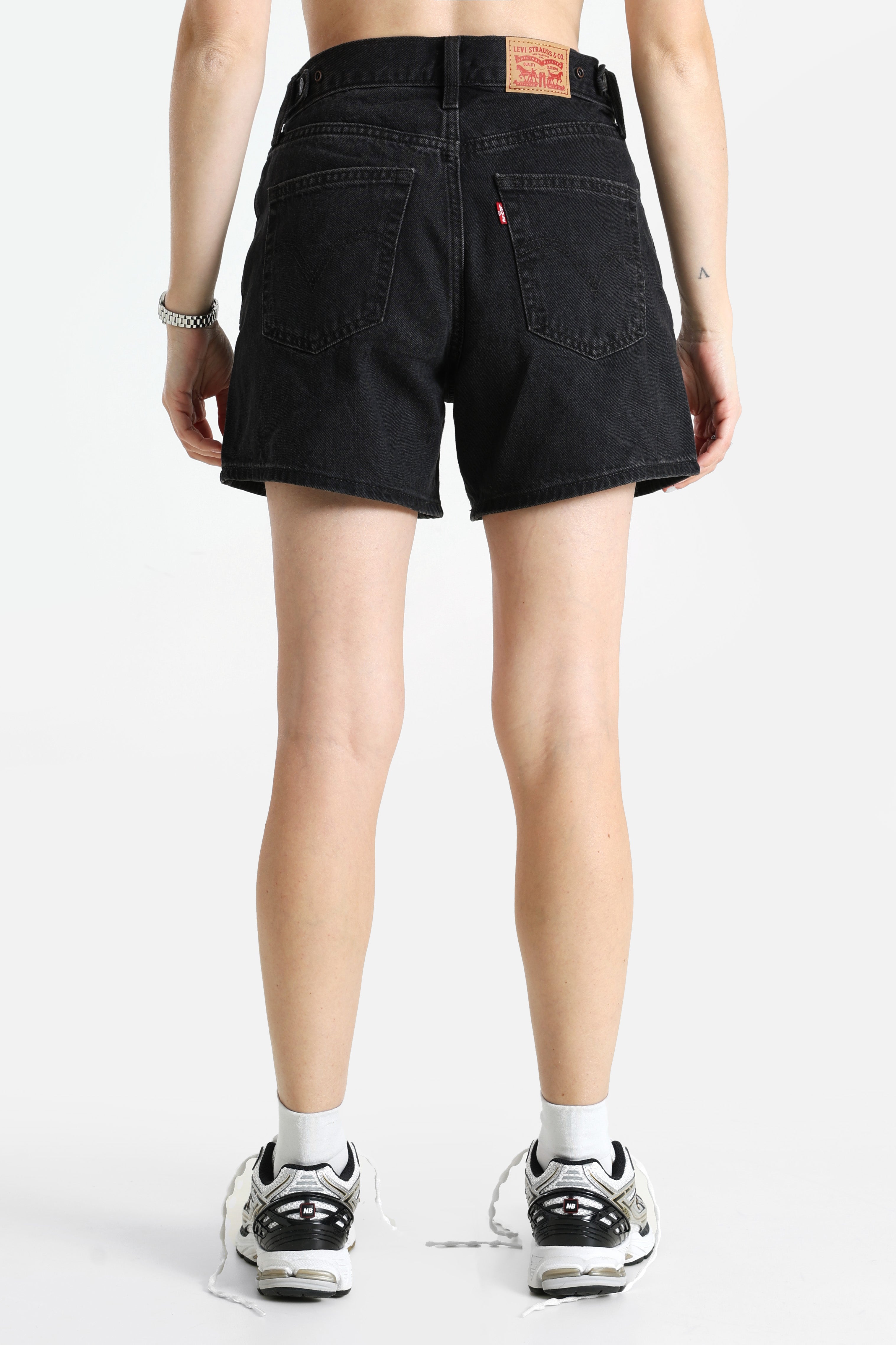 Cinch denim shorts - Open Mind