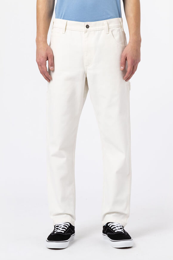 Duck Canvas-Carpenter-Hose - Stone Washed Cloud