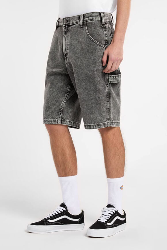 Garyville Jeansshorts - Light Gray Wash