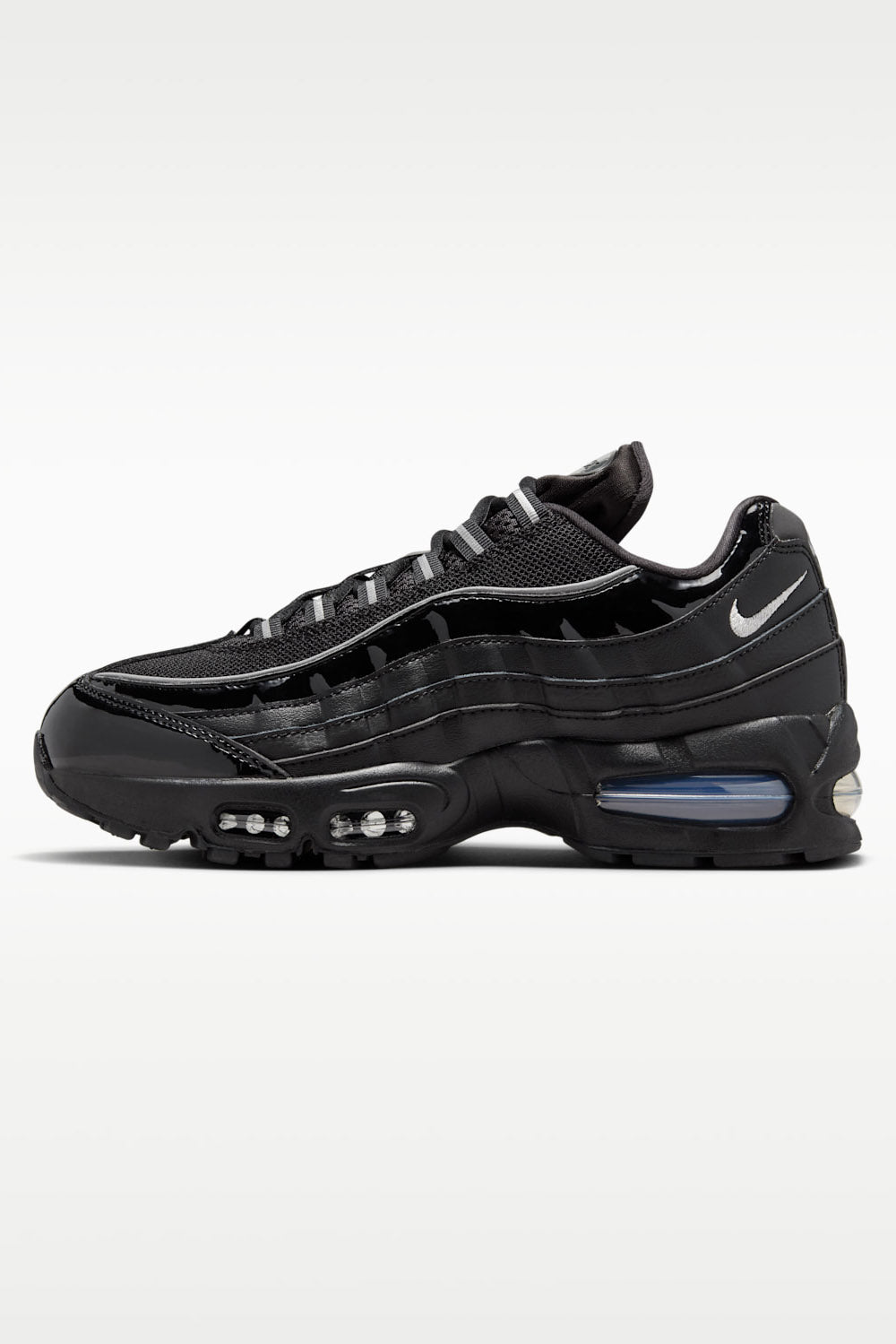 Air Max 95 Big Bubble Sneaker - Black + Metallic Silver