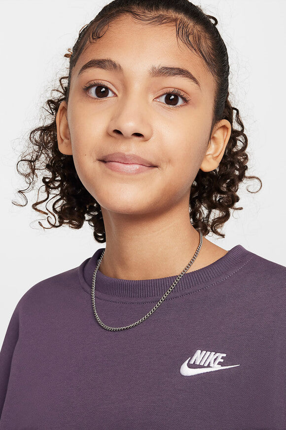 Sportswear Club Fleece Oversize Sweatshirt - Dark Raisin