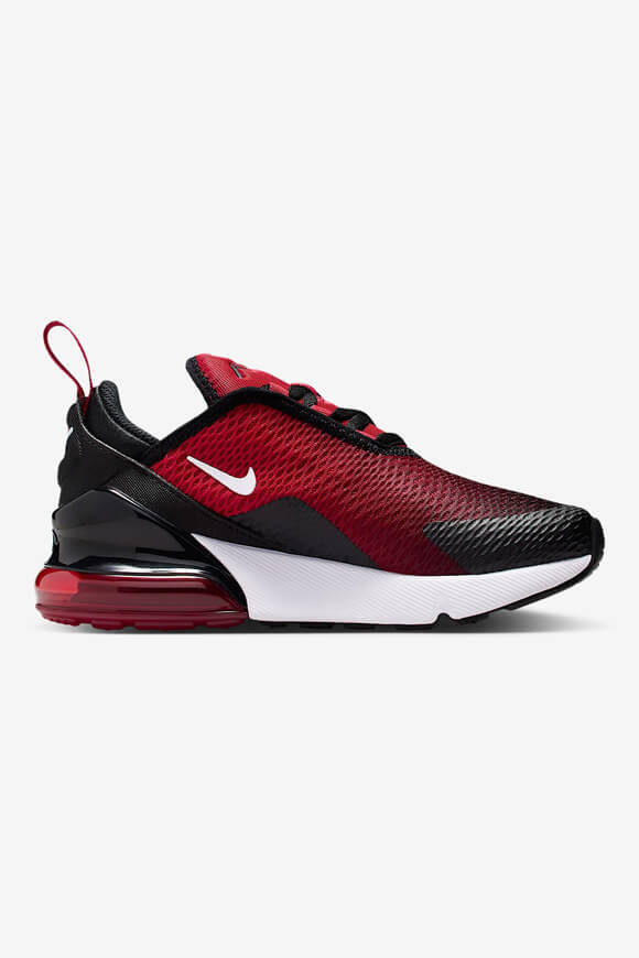 Air Max 270 Kids Sneaker - Gym Red + White + Black