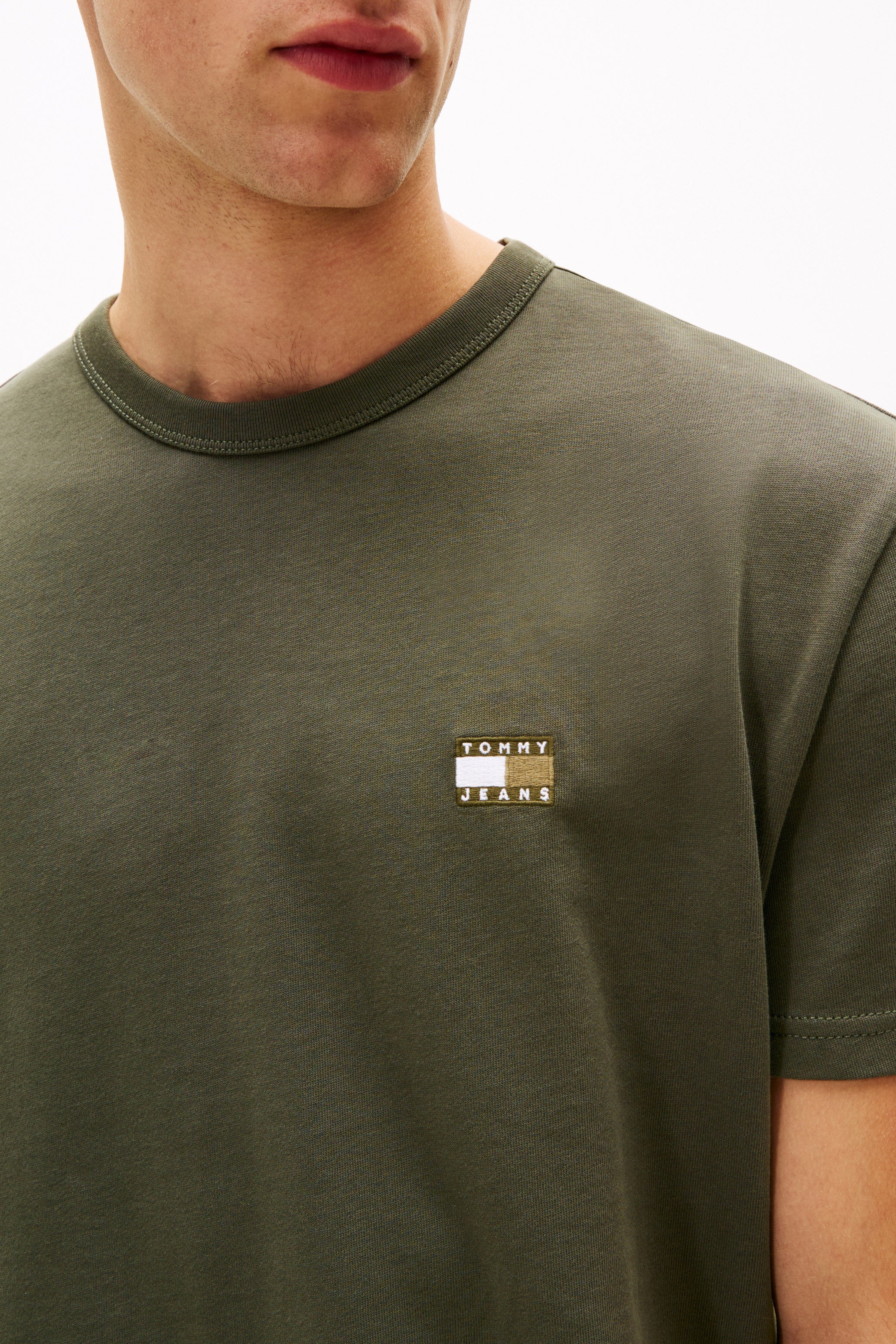 Badge T-Shirt - Pewter Green Tonal