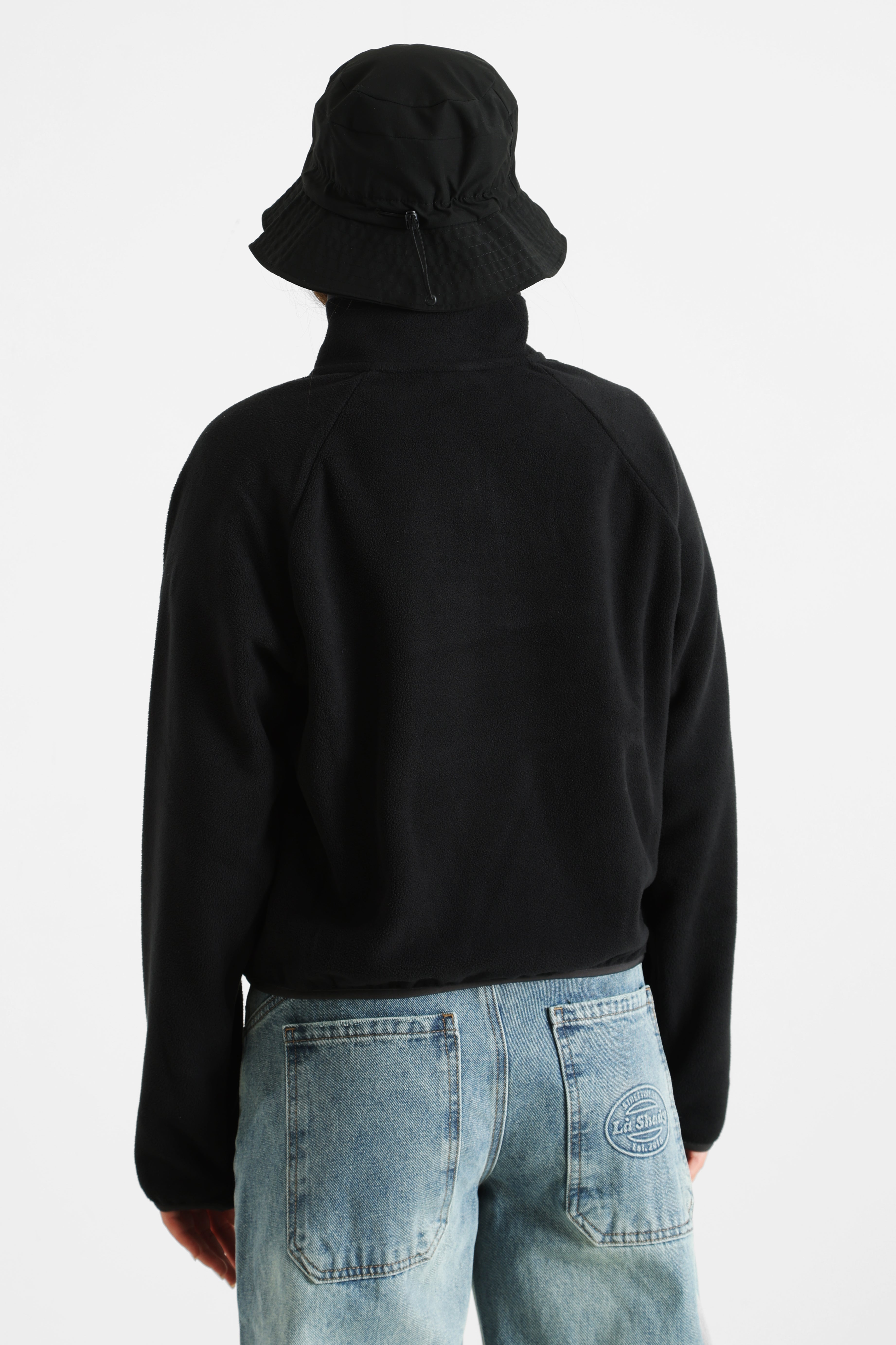 Fleece Sweater - Black