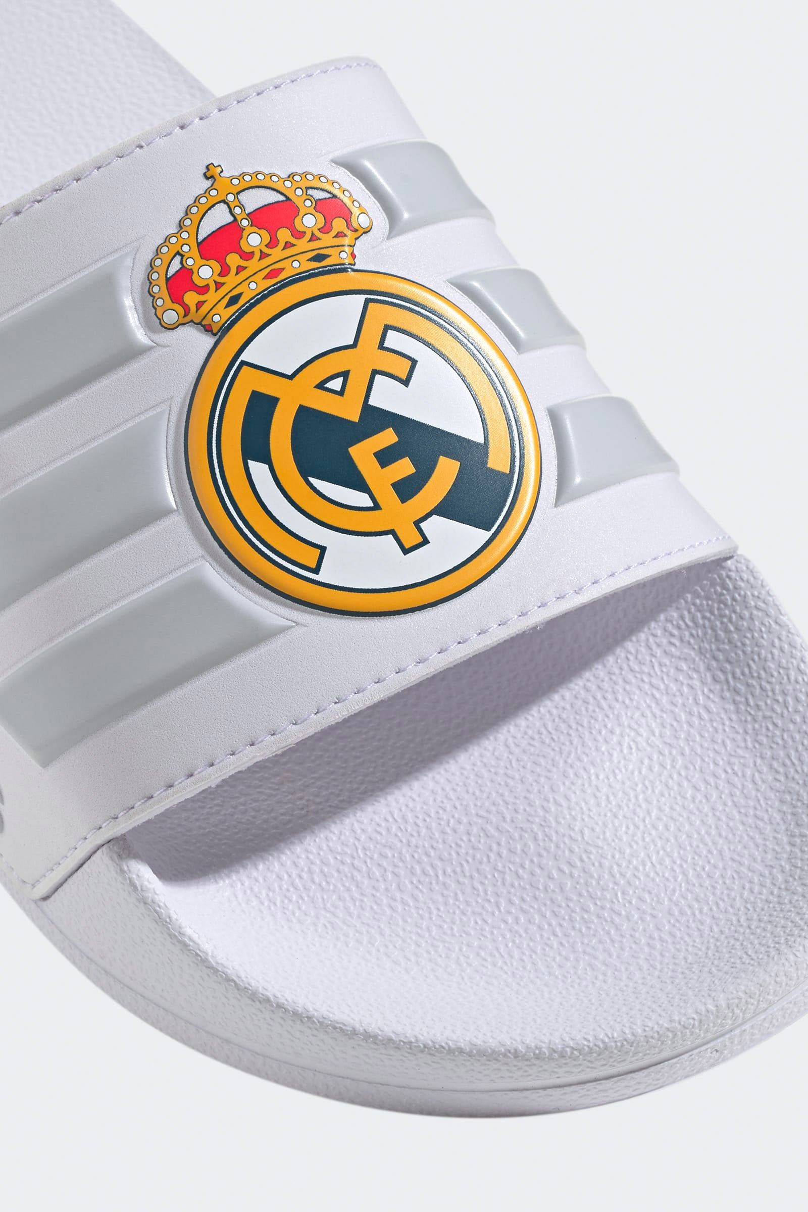 Adilette Real Madrid claquettes - Cloud White + Light Solid Grey