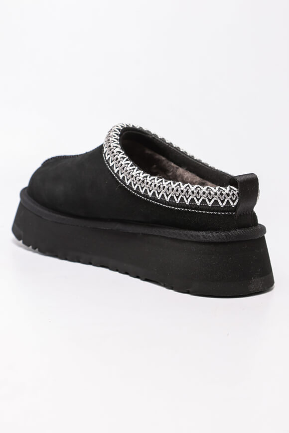 Tazz gefütterte Plateau Slipper - Black