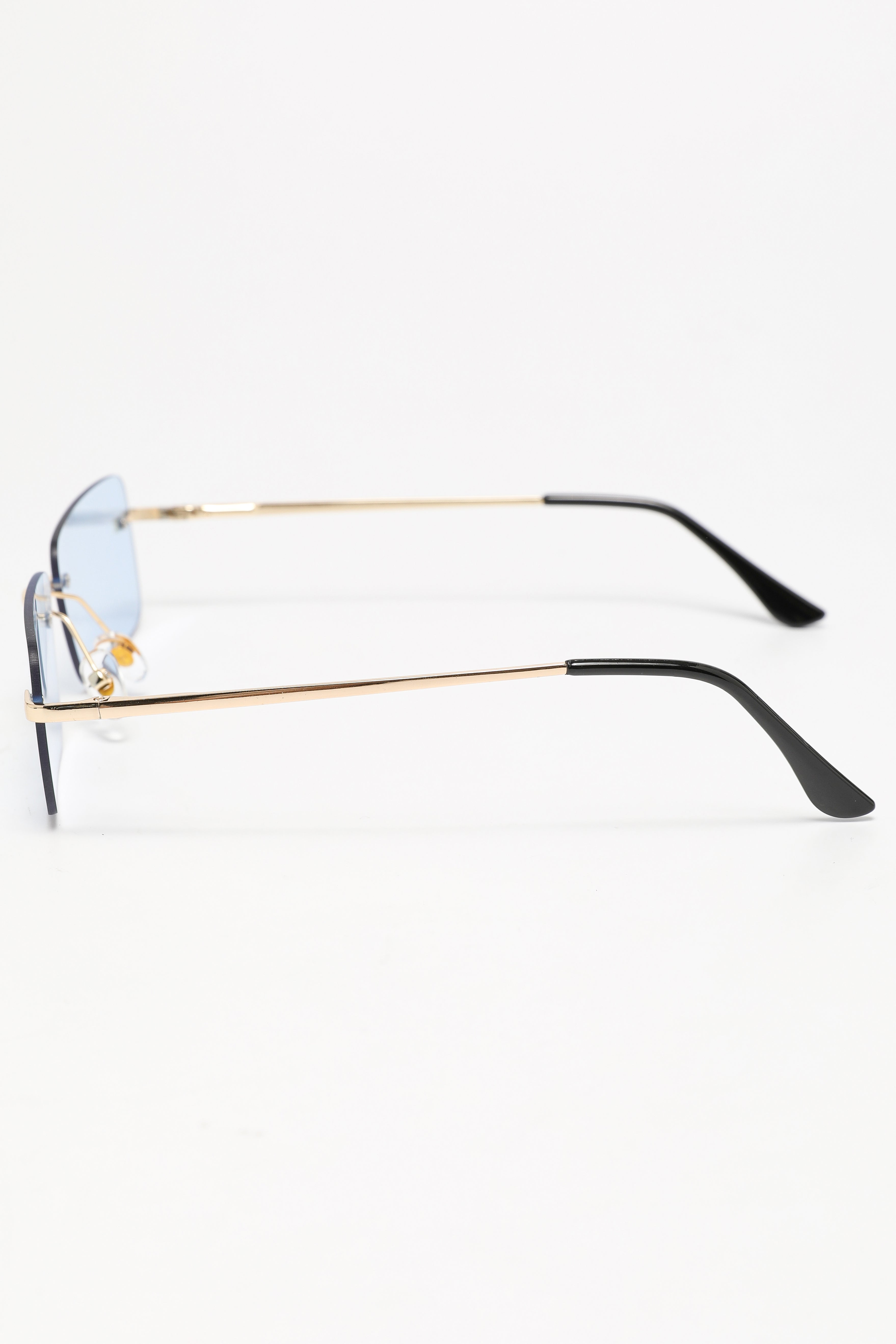 Glasses - Gold + Light Blue