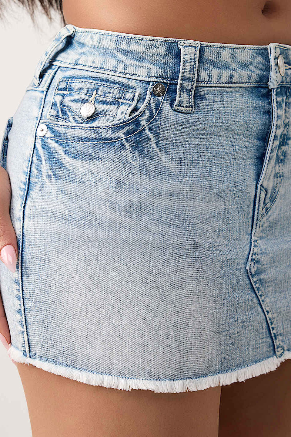 Sadie mini jupe en jean - Freckle Wave
