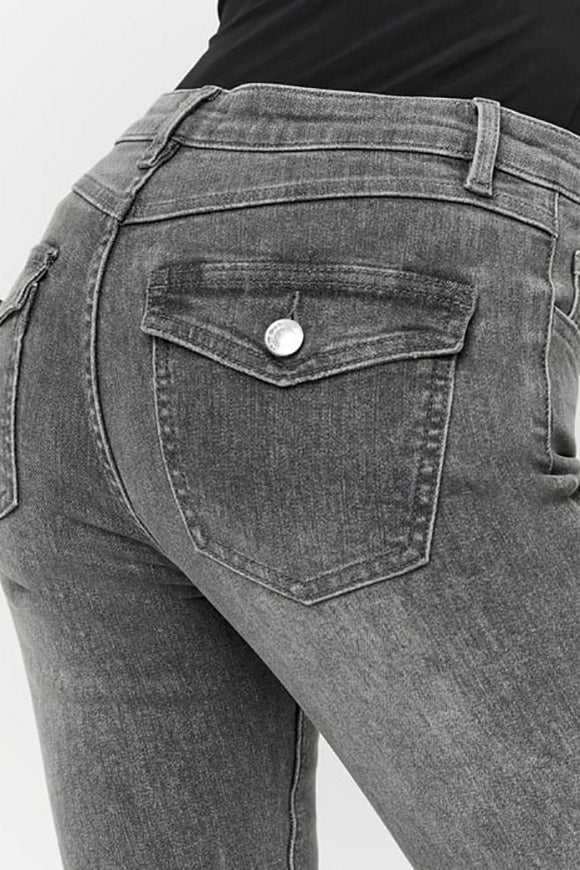 Jeans bootcut - Dark Grey Washed