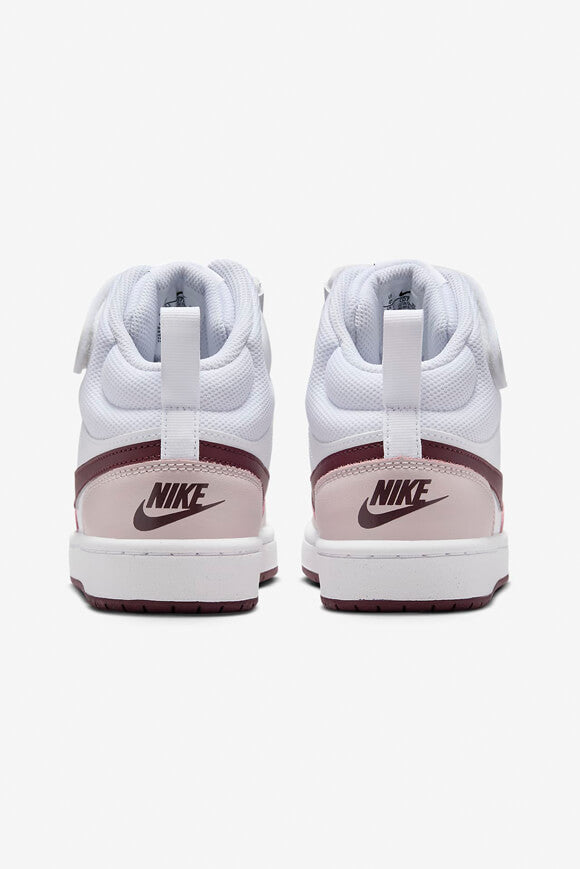Sneaker Court Borough 2 - Bianco + Platinum Violet + Burgundy Crush